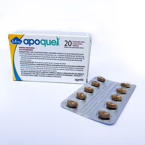 Apoquel Masticable 5.4 mg Tratamiento Dermatitis Alérgica en Perros