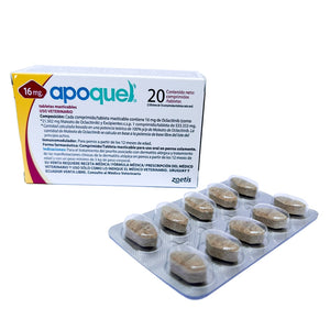 Apoquel Masticable 16 mg Dermatitis Atopica Perros Zoetis Mascotas y Accesorios Mx