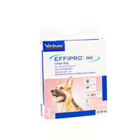 Effipro Duo 2 Pipetas para Perro Antiparasitario contra pulgas y garrapatas